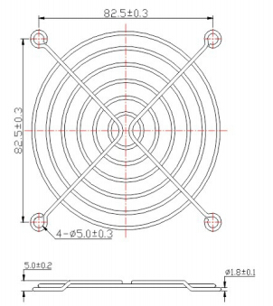 網罩（zhào）92mm